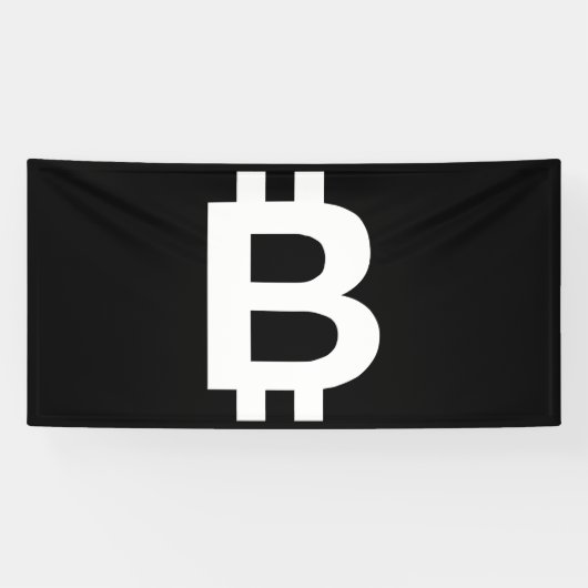 Banderole en vinyle Bitcoin B Cool 4x8 (Horizontal)