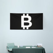 Banderole en vinyle Bitcoin B Cool 4x8 (Salon professionnel)