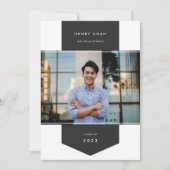 Banderole | Faire-part d'obtention d'une licence p (Devant)