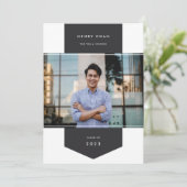 Banderole | Faire-part d'obtention d'une licence p (Debout devant)