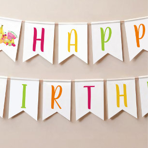 Banderole Guirlande d'anniversaire Twotti Frutti 2