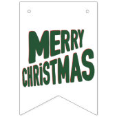 Banderole Guirlande Joyeux Noël (Deuxième drapeau)