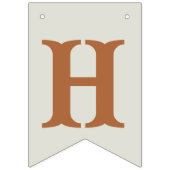 Banderole mignonne Fox automne 1st Birthday bunker (Deuxième drapeau)