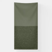 Banderole personnalisée vert deux tons (Verticale)