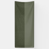 Banderole personnalisée vert mousse Two-Tone (Vertical)