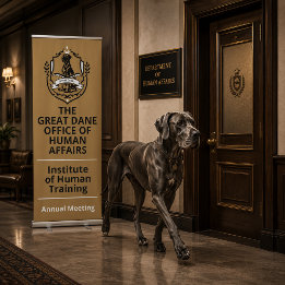 Banderole Rétractable Le Bureau des Affaires Humaines du Grand Danois