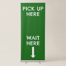 Vegan Food Truck Pick Up Here Retractable Banner