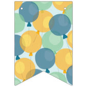 Banderole rose mignonne Bonne Anniversaire (Premier drapeau)