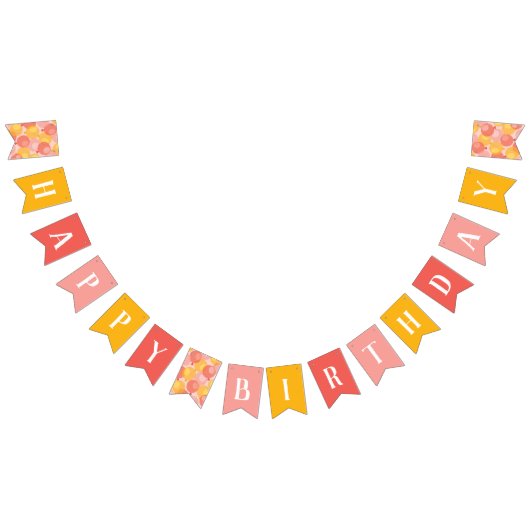 Banderole rose mignonne Bonne Anniversaire (Tout)