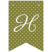 Banderole rouge et vert Joyeux anniversaire (Deuxième drapeau)