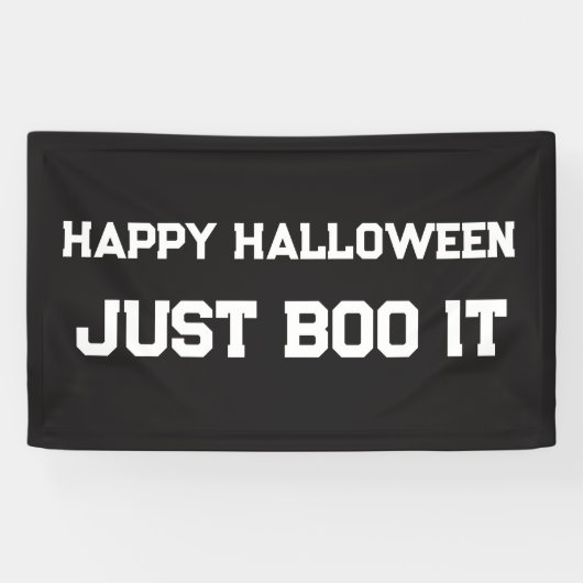 BANDEROLE SUR MESURE POUR FÊTE D'HALLOWEEN (Horizontal)