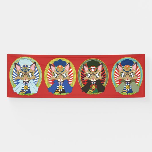 BANDEROLES 猫の駅長さん (Horizontal)