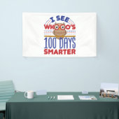 Banderoles 100 Jours de Chouette de l'école Enseignant intell (Salon professionnel)