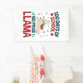 Banderoles 100 jours d'école No Prob Llama (En situation)