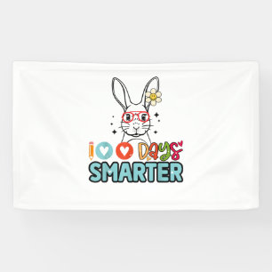 Banderoles 100 Jours Filles Plus Intelligentes Mignonne Lapin