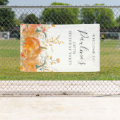 Banderoles 100e anniversaire Citrouille Fleur sauvage vertica (En situation)