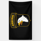 Banderoles 101e division aéroportée Vétéran militaire (Vertical)