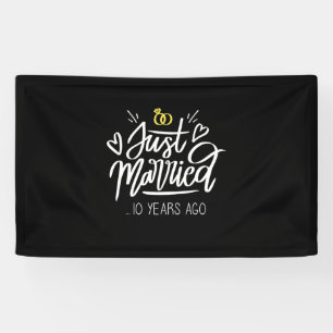 Banderoles 10e anniversaire du Mariage