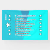 Banderoles 11 Objet de l'éducation (Horizontal)