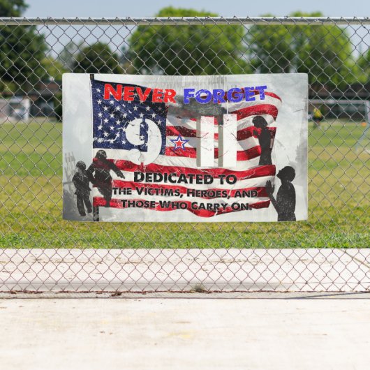 Banderoles 11 septembre (En situation)