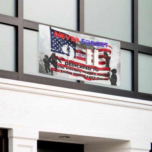 Banderoles 11 septembre (Bâtiment extérieur)