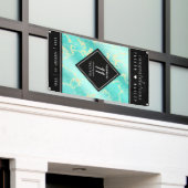 Banderoles 11ème anniversaire de Mariage turquoise (Bâtiment extérieur)