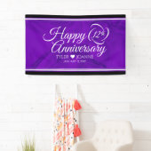 Banderoles 12ème anniversaire de la Mariage de soie (En situation)