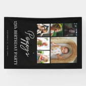 Banderoles 13e anniversaire bureau adolescent photo collage (Horizontal)