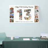 Banderoles 13e anniversaire de fête Numéro 13 Photo Collage (Salon professionnel)