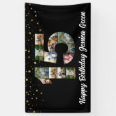 Banderoles 15e anniversaire Photo Collage heureux anniversair (Vertical)