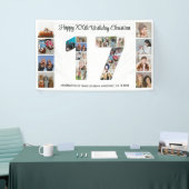 Banderoles 17e anniversaire fête Numéro 17 Photo Collage (Salon professionnel)