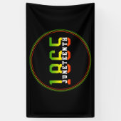 Banderoles 1865, 1865, fête de la liberté noire (Vertical)