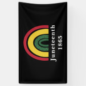 Banderoles 1865 Histoire noire afro-américaine (Vertical)