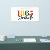 Banderoles 1865 Liberté Célébration de l'histoire noire (Salon professionnel)