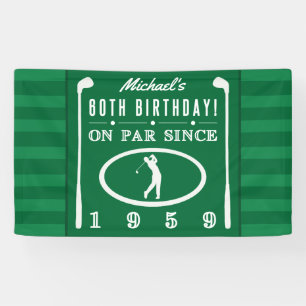 Banderoles 1959 60e anniversaire pour les golfeurs