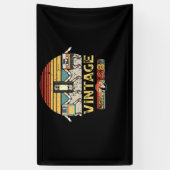 Banderoles 1981 Vintage 41e Anniversaire Musique Tech Cassett (Vertical)