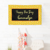 Banderoles 1er anniversaire Jour de l'abeille (En situation)