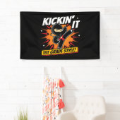 Banderoles 1ère année Ninja Kick Premier jour Retour à l'écol (En situation)