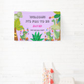 Banderoles 1st Birthday Dinosaur Minimal baby boy (Insitu)