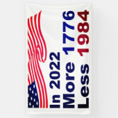 Banderoles 2022 More 1776 Less 1984 (Vertical)
