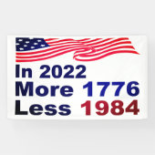 Banderoles 2022 More 1776 Less 1984 (Horizontal)