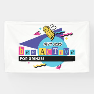 Banderoles 2025 Bee Active for GRIN2B banner