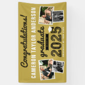 Banderoles 2025 Bold Croquis 4 Photo Fêtes de graduation (Vertical)