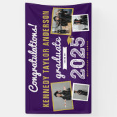 Banderoles 2025 Bold Croquis 4 Photo Fêtes de graduation (Vertical)