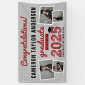 Banderoles 2025 Graduate Bold Croquis 4 Photo Graduation Part (Vertical)