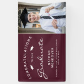 Banderoles 2025 Photo Bourgogne et blanc (Vertical)