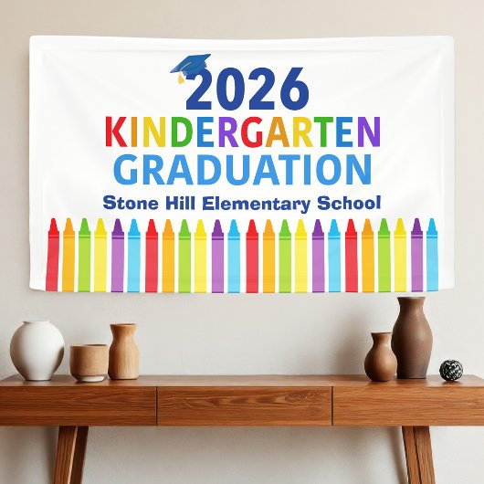 Banderoles 2026 Kindergarten Graduation Elementary School