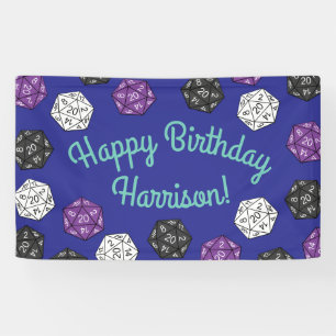 Banderoles 20 disques latéraux Anniversaires de enfants des 