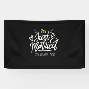 Banderoles 20e anniversaire du Mariage