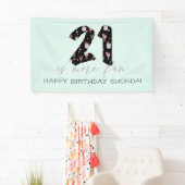 Banderoles 21e anniversaire Cocktail Party (En situation)